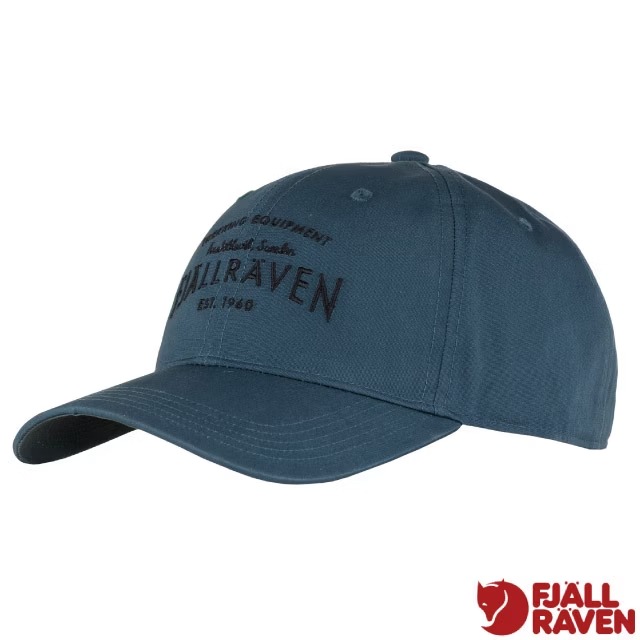 【Fjallraven 小狐狸】Fjällräven Est. 1960 快乾復古風格棒球帽/77391-534 靛藍✿30E010